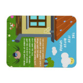 Itsy Bitsy Spider Nursery Rhyme Magnet マグネット (横)