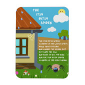 Itsy Bitsy Spider Nursery Rhyme Magnet マグネット (縦)
