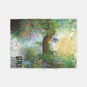 Itsy Bitsy Teddyベアーウィリー フリースブランケット (正面(横))