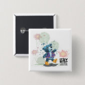 Itsy Bitsy Teddyベアーウィリー 缶バッジ (正面&裏面)