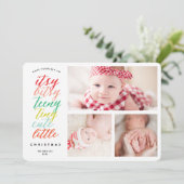 Itsy Bitsy Teeny小さくて可愛いクリスマスの写真 シーズンカード (スタンド正面)