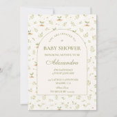 ittle Sprout Garden Party Baby Shower 招待状 (正面)