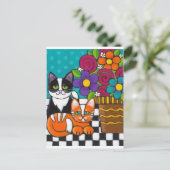 Itty Bitty猫ちゃん ポストカード (スタンド正面)