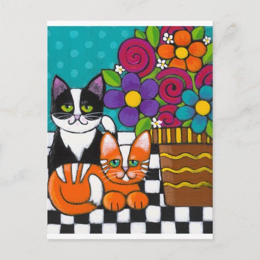 Itty Bitty猫ちゃん ポストカード (正面)