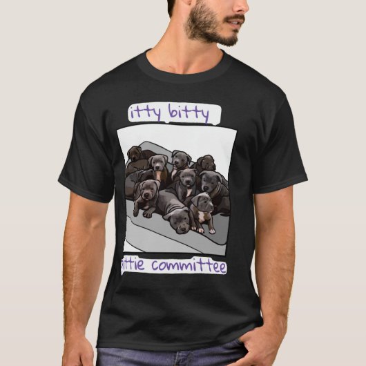 Itty Bitty Pittie Committee Tシャツ (正面)
