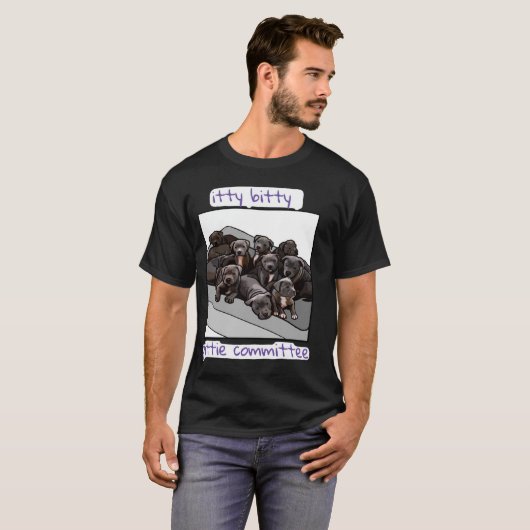 Itty Bitty Pittie Committee Tシャツ (正面フル)