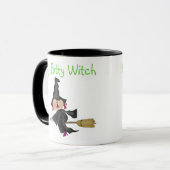 Itty Bitty Witch Tシャツとギフト マグカップ (正面左)