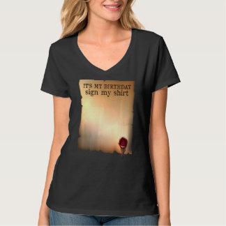 Itu2019sマイ誕生日サインマイオートグラフ誕生日P Tシャツ