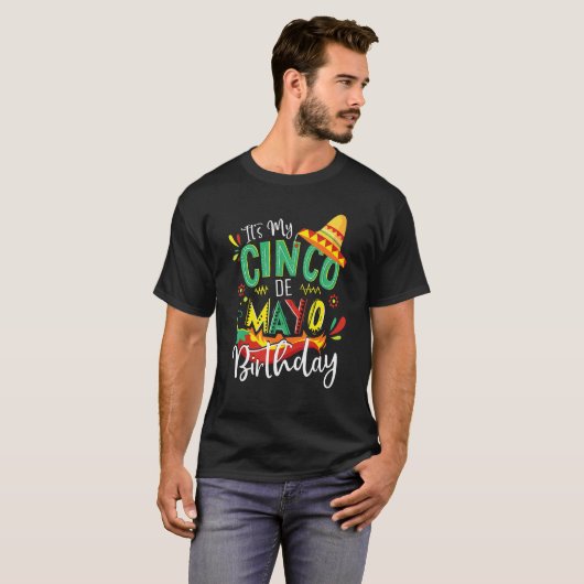 Itu2019s My Cinco De Mayo誕生日メキシカンボーイキッド Tシャツ (正面フル)
