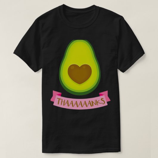 Itx27sアボカドThaaaanks Tシャツ (デザイン正面)