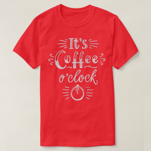 Itx27sコーヒーOクロック Tシャツ (デザイン正面)