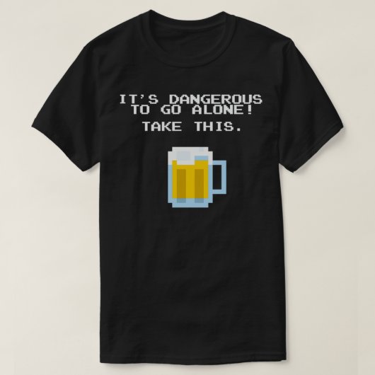 Itx27sビールなしで一人で行くのは危険2 Tシャツ (デザイン正面)