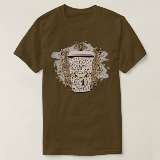 Itx27s常時コーヒー時間 Tシャツ (デザイン正面)