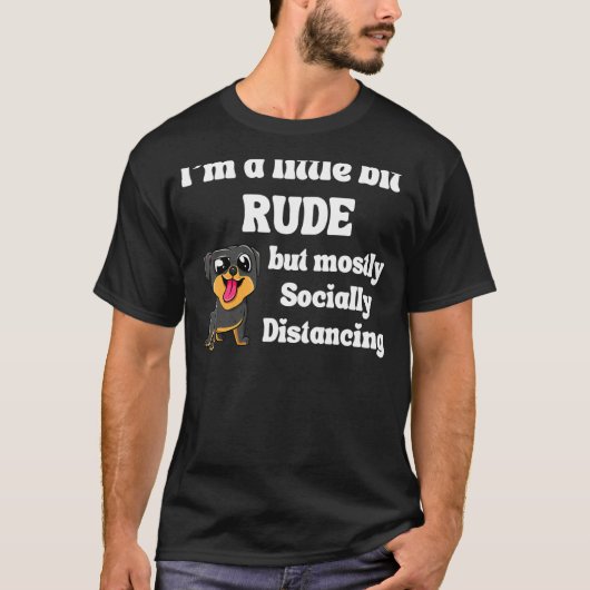 Iuおもしろい2019m少し失礼だが、ほとんどが社会的 Tシャツ (正面)