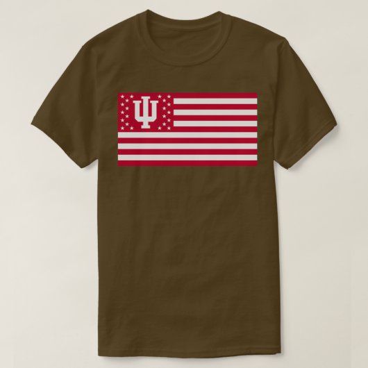 IUアメリカ国旗 Tシャツ (デザイン正面)
