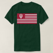 IUアメリカ国旗 Tシャツ (デザイン正面)