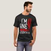 Iu2019m妻素晴らしは必要不可欠な油を持っている Tシャツ (正面フル)