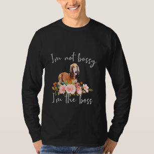 Iu2019m Not Bossy Iu2019mボスSaluki Tシャツ