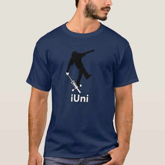 iUniの固体ワイシャツ Tシャツ (正面)