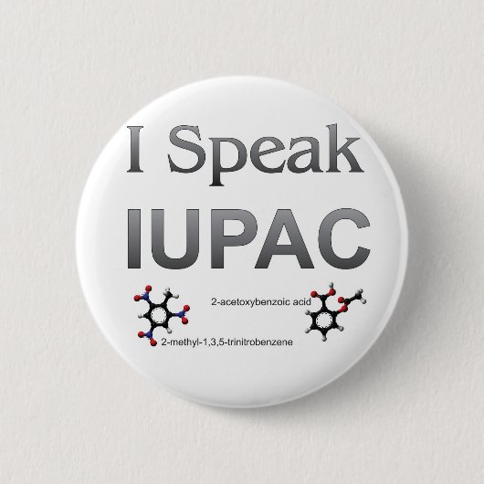 IUPACの国際的な連合純粋な及び応用化学 缶バッジ (正面)