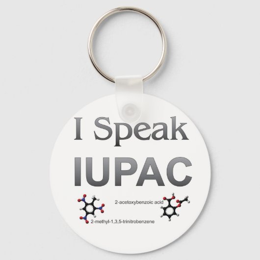 IUPAC 国際的 Union Pure & Applied Chemistry キーホルダー (正面)