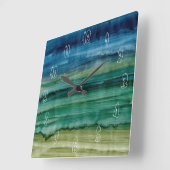 IVの併合 スクエア壁時計 (傾斜)