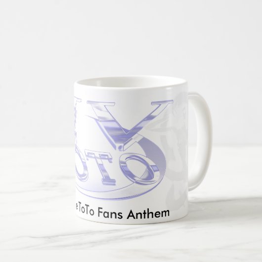 IVトトの白のマグ コーヒーマグカップ (正面右)