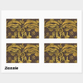 IV – ネパール 長方形シール (シート)