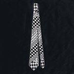 IV -パレスチナKaffiyeh II ネクタイ<br><div class="desc">伝統的なパレスチナ人Kuffiyehはこのチェック模様の白黒デザインのためのインスピレーションです。</div>