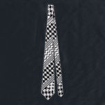 IV -パレスチナKaffiyeh II ネクタイ<br><div class="desc">伝統的なパレスチナ人Kuffiyehはこのチェック模様の白黒デザインのためのインスピレーションです。</div>
