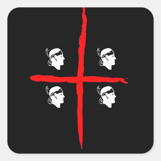 IV - Sardegna 4森黒番 スクエアシール (正面)