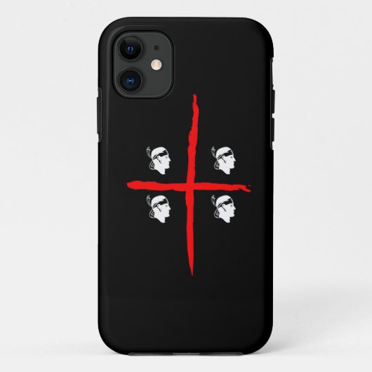 IV - Sardegna 4 Moriの黒 Case-Mate iPhoneケース (裏面)