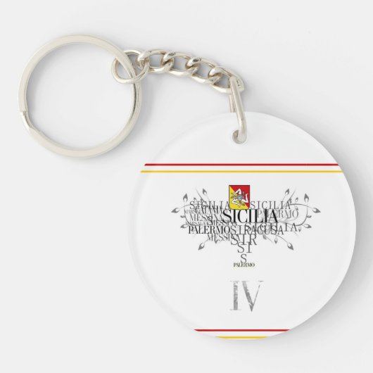 IV - SICILIA (KEYCHAIN) キーホルダー (正面)