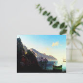 Ivan Aivazovskyによるアマルフィの海岸 ポストカード (スタンド正面)