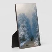 Ivan Aivazovskyによる冬の風景 フォトプラーク (側面)