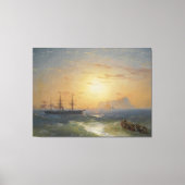 Ivan Konstantinovich Aivazovsky - Shipping キャンバスプリント (正面)