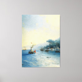 Ivan Konstantinovich Aivazovsky - Shipping on the  キャンバスプリント