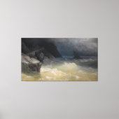 Ivan Konstantinovich Aivazovsky - Shipwreck off th キャンバスプリント (正面)