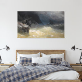 Ivan Konstantinovich Aivazovsky - Shipwreck off th キャンバスプリント