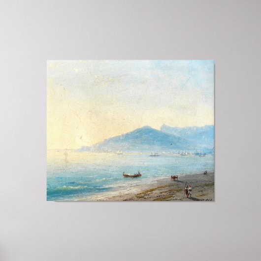 Ivan Konstantinovich Aivazovsky - The Bay of Naple キャンバスプリント (正面)