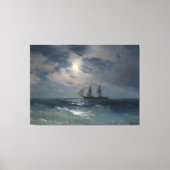 Ivan Konstantinovich Aivazovsky - The Brig Mercury キャンバスプリント (正面)