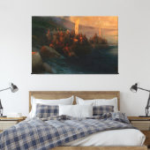 Ivan Konstantinovich Aivazovsky - The Disembarkati キャンバスプリント (インサイチュ (寝室))