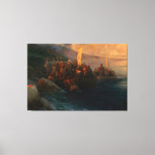 Ivan Konstantinovich Aivazovsky - The Disembarkati キャンバスプリント (正面)