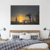 Ivan Konstantinovich Aivazovsky - The Disembarkati キャンバスプリント (インサイチュ (寝室))