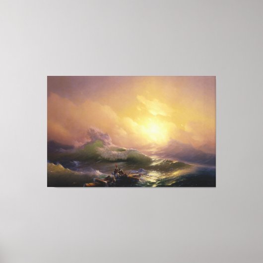 Ivan Konstantinovich Aivazovsky - The Ninth Wave キャンバスプリント (正面)