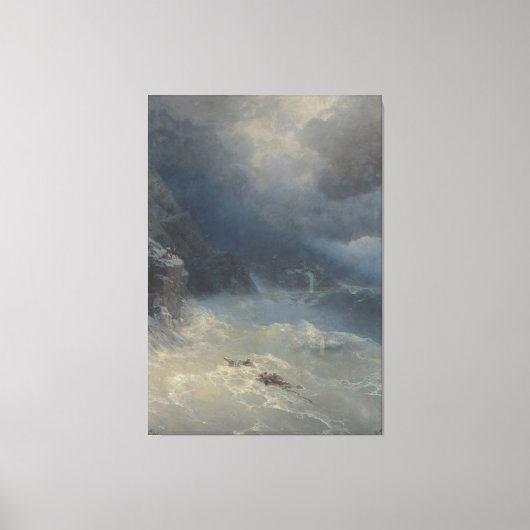 Ivan Konstantinovich Aivazovsky - The storm  キャンバスプリント (正面)