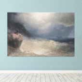 Ivan Konstantinovich Aivazovsky - The Survivor キャンバスプリント (インサイチュ (ウッドフロア))