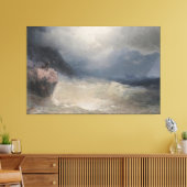 Ivan Konstantinovich Aivazovsky - The Survivor キャンバスプリント (インサイチュ (リビング))