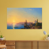 Ivan Konstantinovich Aivazovsky - View Of Constant キャンバスプリント (インサイチュ (リビング))