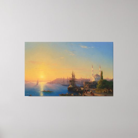 Ivan Konstantinovich Aivazovsky - View Of Constant キャンバスプリント (正面)